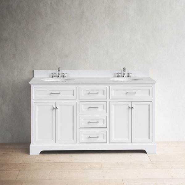 Birch Lane™ Ronnie 60" Double Bathroom Vanity Set & Reviews Wayfair